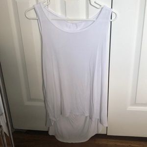 Wasabi and Mint open backed white tank